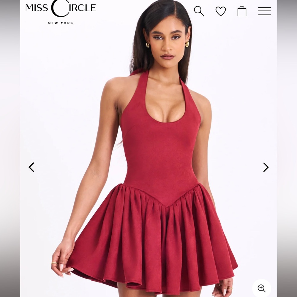 Miss Circle Hadara Suede Mini Dress